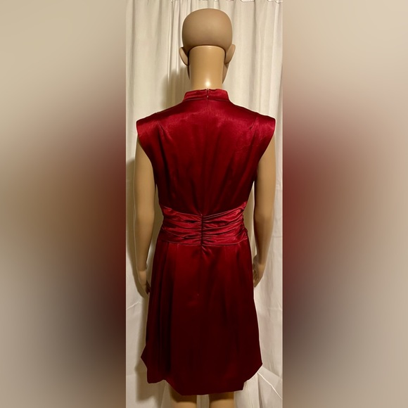 Nanette Lepore Red Dress Size 6 - Picture 3 of 7